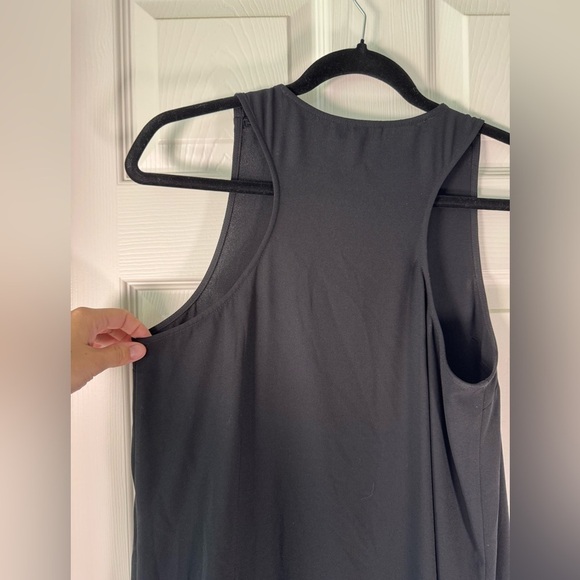 LEITH Little Black Racerback Shift Dress Classic Contemporary Size Medium - Picture 5 of 6